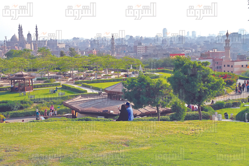 حديقة الأزهر - تصوير: محدي إبراهيم