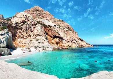 احدى المناطق الزرقاء