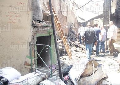 الحريق - تصوير: مي زيادي