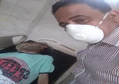 التضامن تنقذ مسنا مريض بكورونا يفترش الشارع بطنطا